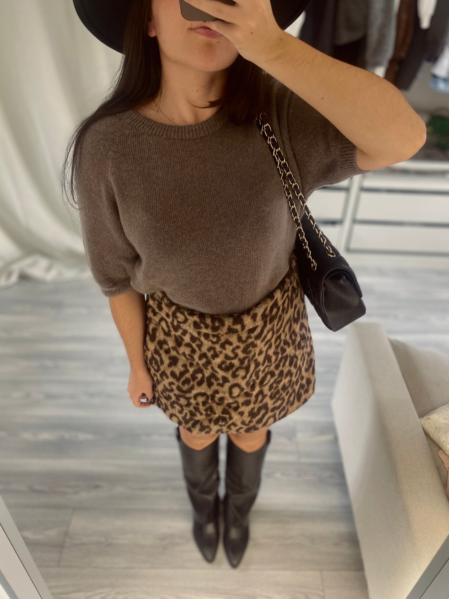 Pull Taupe Elina