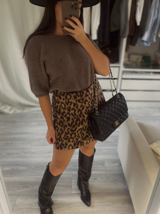 Pull Taupe Elina