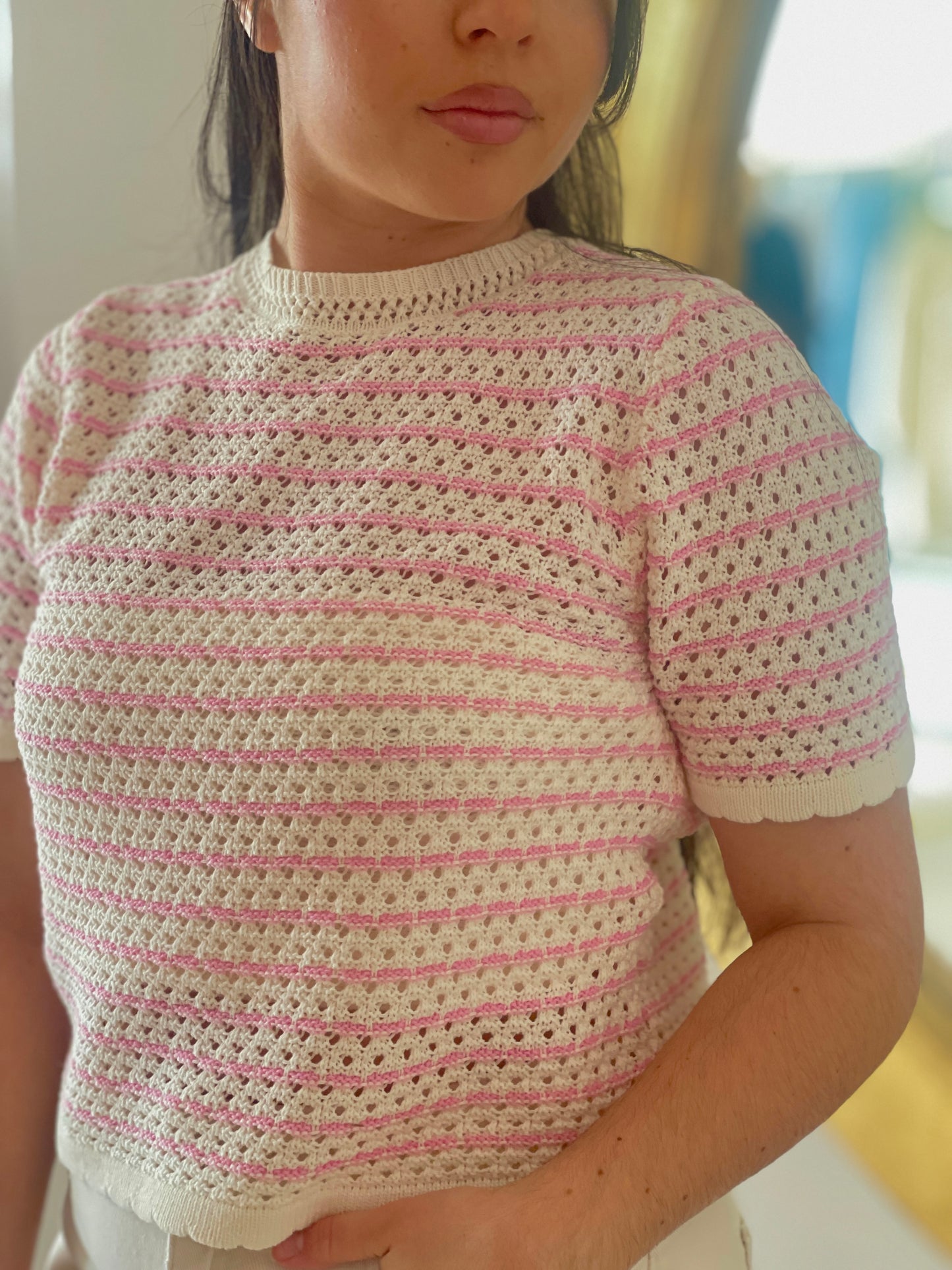 Top en crochet